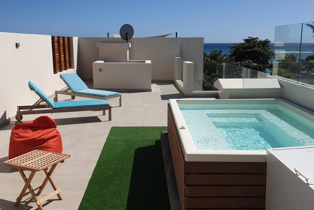 Penthouse Vue Sur Mer 200M2 Pereybere Beach Exteriér fotografie